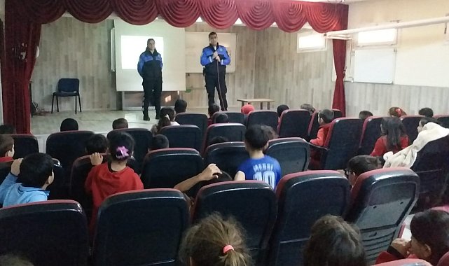Miniklere kişisel güvenlik kuralları anlatıldı