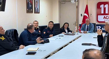 Muğla 112 Acil Çağrı Merkezi'nde Ramazan Bayramı tedbirleri görüşüldü