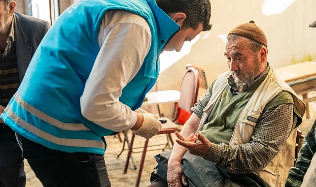 Muğla Milas'da vatandaşlara sağlık kontrolü