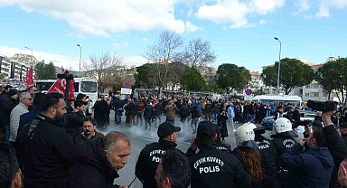 Muğla'da İmamoğlu protestosuna biber gazlı müdahale