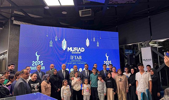 MÜSİAD Gaziantep Şubesi geleneksel iftar programında, bir araya geldi