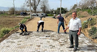 Nazilli Belediyesi Güzelköy Mahallesi'ndeki yol yapım çalışmasını tamamladı
