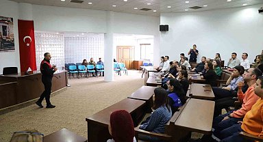 Nazilli Belediyesi personeline yangın güvenliği eğitimi verildi