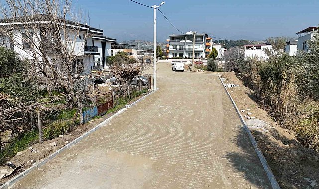 Nazilli Belediyesi'nden Dallıca'da yeni yol çalışması