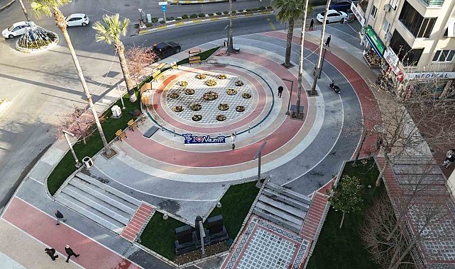 Nazilli Cumhuriyet Meydanı yenilendi