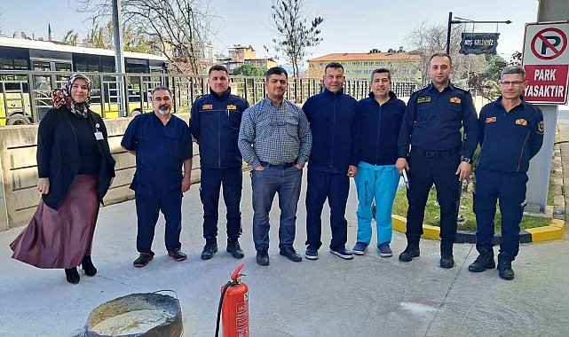 Nazilli Devlet Hastanesi'nde yangın güvenliği eğitimi gerçekleştirildi