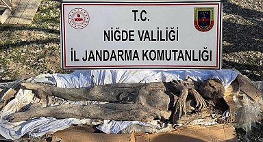 Niğde'de mumya operasyonu: 6 gözaltı