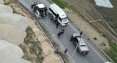 O anlar dron kamerasında: 22 yıl hapis cezasıyla aranan firari böyle yakalandı
