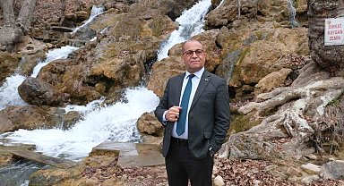 Obruk Şelalesi çağlamaya başladı
