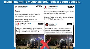 ODTÜ'lülere polis müdahalesi iddiasına İletişim'den açıklama