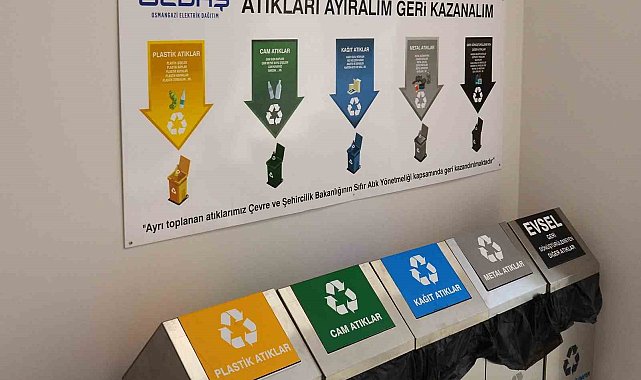 OEDAŞ sıfır atık vizyonuyla 8,7 ton atığı ekonomiye kazandırdı