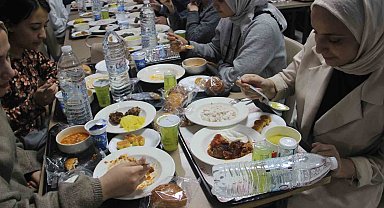 Öğrenci yurtlarında iftar ve sahur menüleri denetlendi