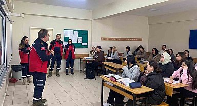 Öğrencilere afet farkındalık eğitimi