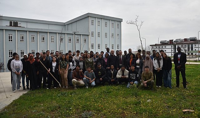 OMÜ'de 50. yıl için 50 fidan dikildi