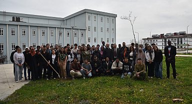 OMÜ'de 50. yıl için 50 fidan dikildi