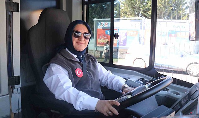 Ön yargıları kırıp belediye şoförü oldu: 2 çocuk annesi 8 yıldır direksiyon başında
