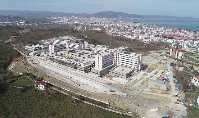Ordu Şehir Hastanesi'nin son hali: Çalışmalar tüm hızıyla sürüyor