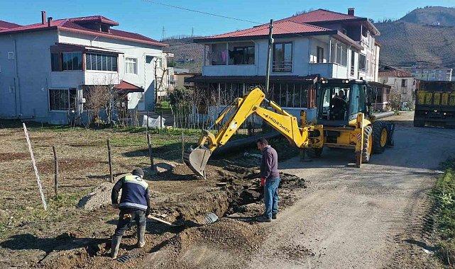 Ordu'da altyapı çalışmaları devam ediyor
