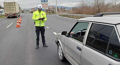 Ordu'da bir haftada yaklaşık 12 bin araç ve sürücüsü denetlendi