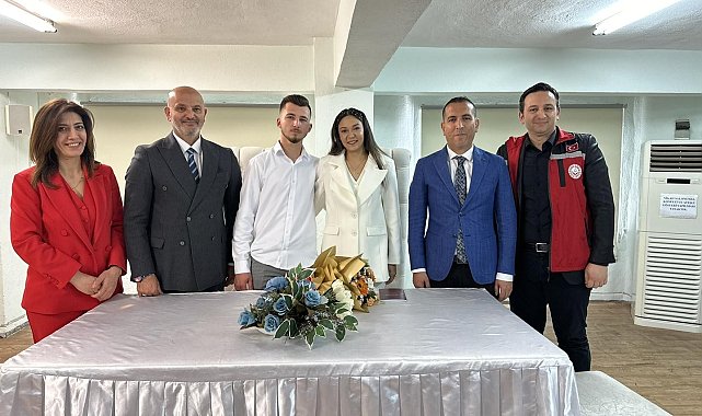 Ortaca'da evlilik kredisinden faydalanan ilk çiftin nikahı kıyıldı
