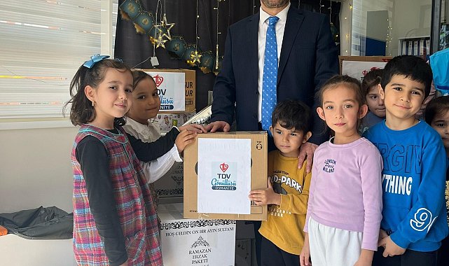 Osmaniye'de minik yürekler Ramazan kolisi hazırladı