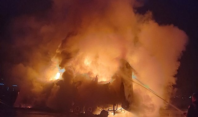 Osmaniye'de tankerin çarpması sonucu çıkan yangın söndürüldü