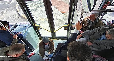 Otobüs şoföründen örnek davranış: Rahatsızlanan yolcuyu hastaneye yetiştirdi