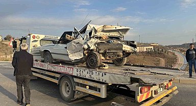 Otomobil ile minibüs çarpıştı: 1 yaralı