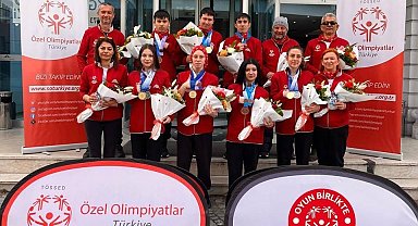 Özel Olimpiyatlar Türkiye sporcuları yurda döndü