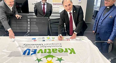Rektör Sözen, KreativEU Rektörler Toplantısı'na katıldı