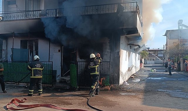 Reyhanlı'da müstakil ev yangını