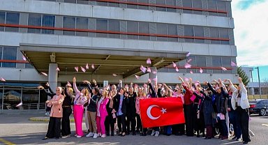 Sabiha Gökçen Havalimanı'nda kadınlara ilham veren 8 Mart kutlaması