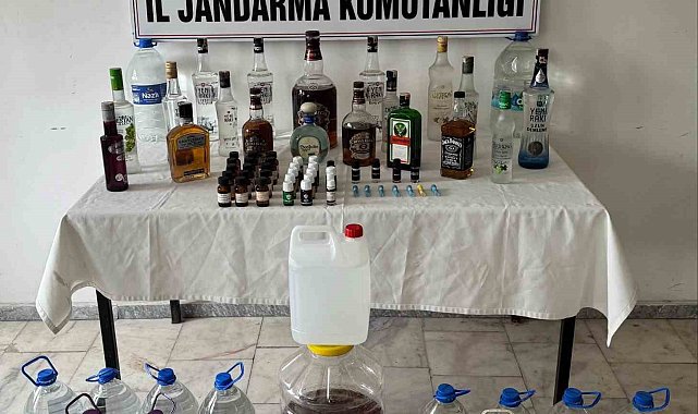 Sahte alkol satışı yapan şahıs yakalandı