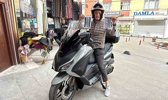 Sahte plaka şüphesi motosiklet sahibini endişelendirdi