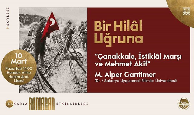 Sakarya'da kültür sanat etkinliklerinin yeni haftası iki söyleşi programıyla başlayacak