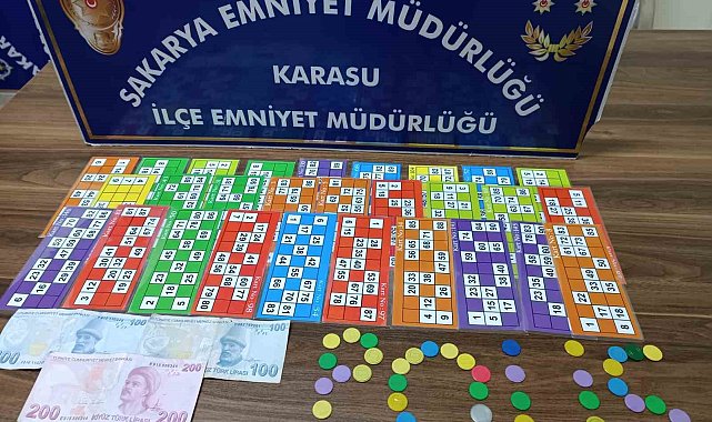 Sakarya'da kumar oynayan 11 şahsa adli ve idari işlem