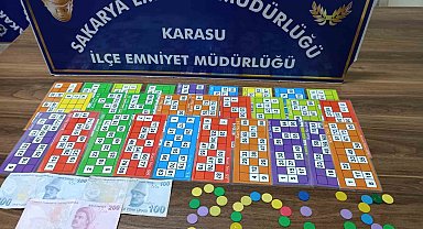 Sakarya'da kumar oynayan 11 şahsa adli ve idari işlem