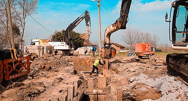 Sakarya'da 17 bin 500 metrelik atık su hattında sona doğru