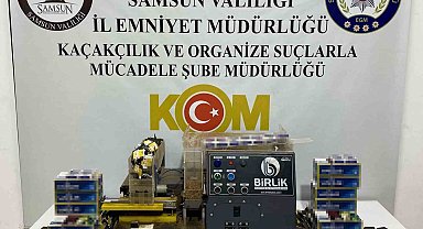 Samsun'da 5 bin dolu makaron ele geçirildi