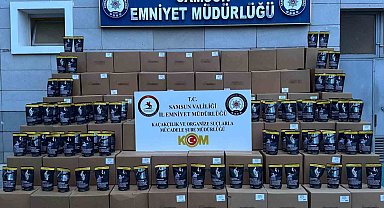 Samsun'da 6 bin 500 paket kaçak tütün ele geçirildi