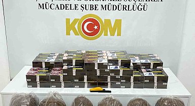Samsun'da kaçak tütün ve makaron operasyonu