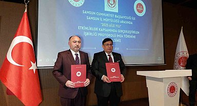 Samsun'da savcılık ile müftülük arasında ailenin korunması için iş birliği protokolü imzalandı