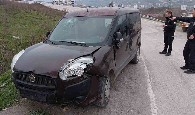 Samsun'da trafik kazası: 2 yaralı