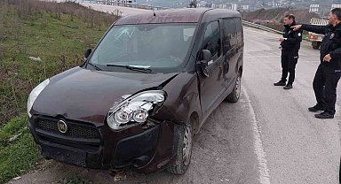 Samsun'da trafik kazası: 2 yaralı