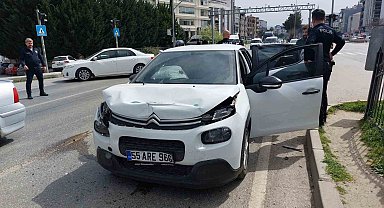 Samsun'da trafik kazası: 2 yaralı