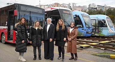Samsun'un toplu ulaşımı kadınlara emanet: Otobüs şoförü, vatman ve şef