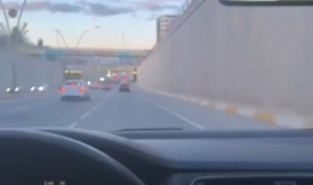 Şanlıurfa'da makas atan sürücüler kamerada