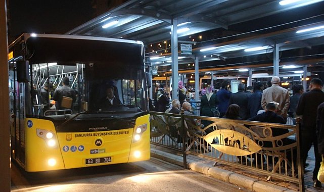 Şanlıurfa'da Ramazan Bayramı'nda ulaşım 3 gün boyunca ücretsiz