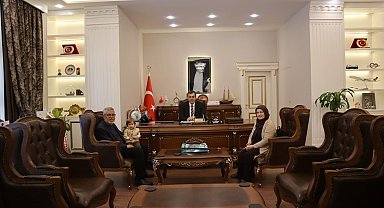 Şehit ailesi, Kaymakam Kargın ile görüştü