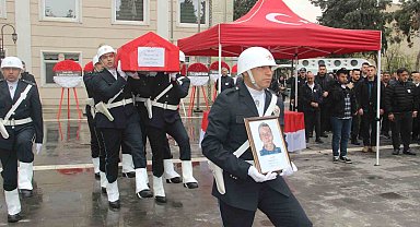 Şehit polis memuru törenle memleketine uğurlandı